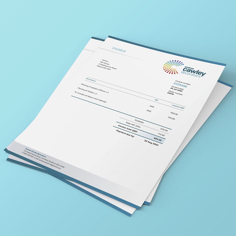 Xero Invoice Template